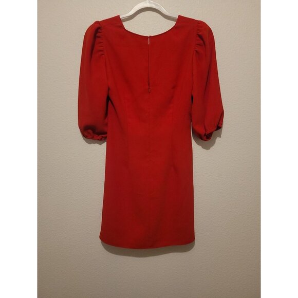Amanda Uprichard Red Dress Women Size Small Timeless Classic Romantic - Picture 9 of 9